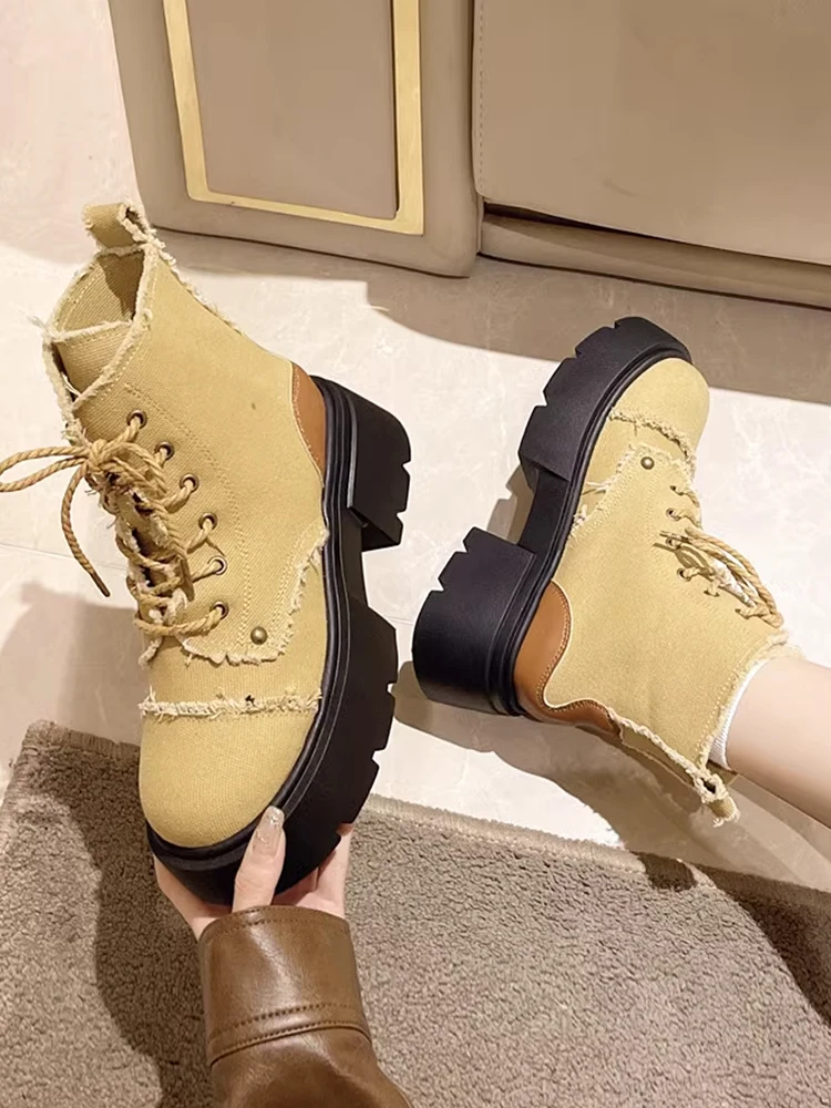Summer Boots Women Autumn Shoes Round Toe Lace Up Boots-Women Luxury Designer High Heel Leather Rock Ankle Lolita 2023 Fashion L
Summer Boots Women Autumn Shoes Round Toe Lace Up Boots-Women Luxury Designer High Heel Leather Rock Ankle Lolita 2023 Fashion L