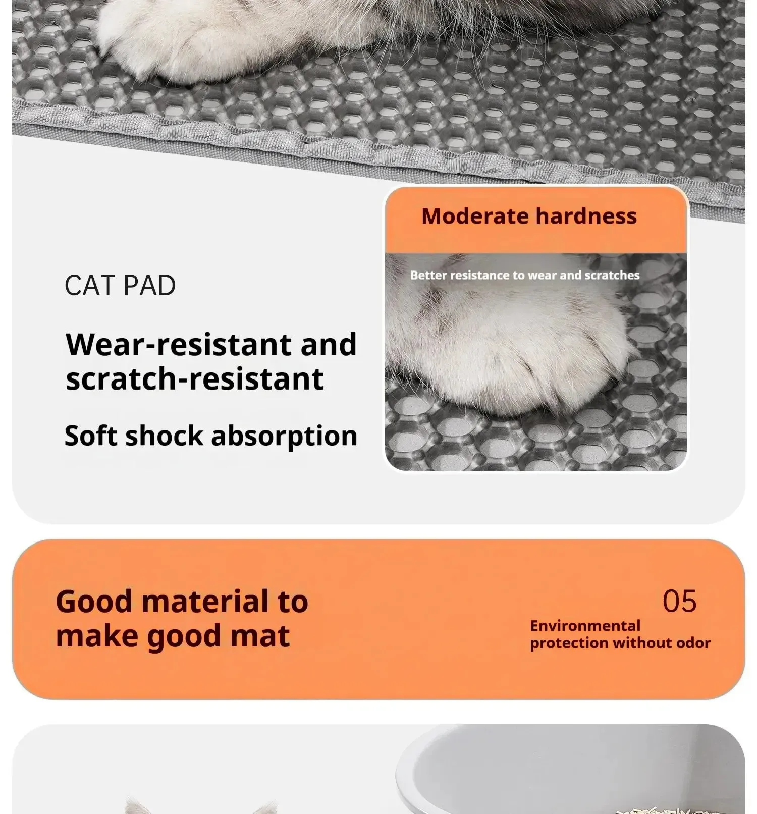 Large Double-Layer Cat Litter Mat – Anti-Splash Filtering & Sand Trapping Mat for Litter Boxes Large Double-Layer Cat Litter Mat – Anti-Splash Filtering & Sand Trapping Mat for Litter Boxes