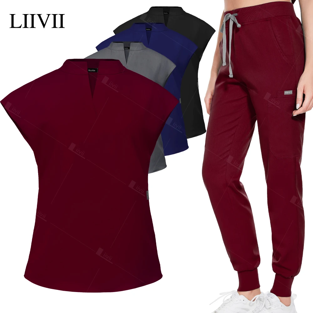 Fashion Slim Medical Uniform Women Scrubs Set Nurse Surgery Uniform Dental Clinic Suit Beauty Salon Workwear Nursing Accessories
Fashion Slim Medical Uniform Women Scrubs Set Nurse Surgery Uniform Dental Clinic Suit Beauty Salon Workwear Nursing Accessories