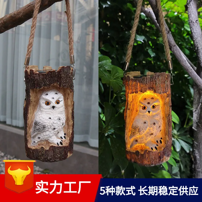 Solar Powered Tree Stump Owl Courtyard Garden Villa Decoration Hanging Pendant Light Simulation Tree Light
Solar Powered Tree Stump Owl Courtyard Garden Villa Decoration Hanging Pendant Light Simulation Tree Light