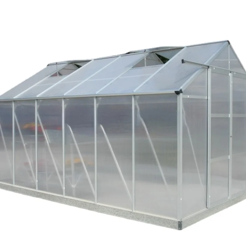 Aluminum alloy courtyard household greenhouse flower shed sunshine board PC
Aluminum alloy courtyard household greenhouse flower shed sunshine board PC