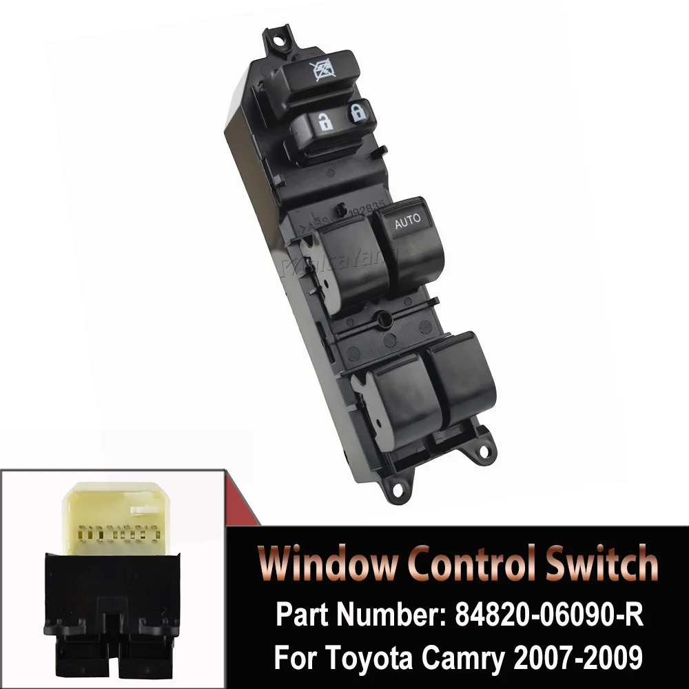 84820-06090 Car Front Right Hand Driver Side Power Window Master Controller Switch Button For Camry RAV4 Corolla Yaris Scion
84820-06090 Car Front Right Hand Driver Side Power Window Master Controller Switch Button For Camry RAV4 Corolla Yaris Scion