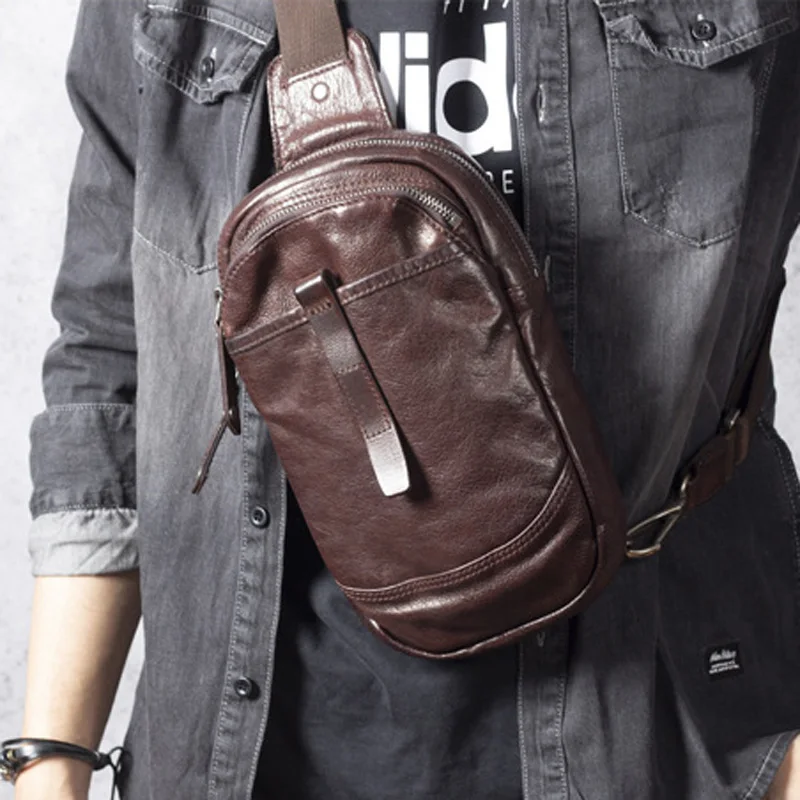 AETOO Retro casual head layer cowhand tanned leather chest Fanny pack men's leather handmade shoulder bag mobile phone bag fash
AETOO Retro casual head layer cowhand tanned leather chest Fanny pack men's leather handmade shoulder bag mobile phone bag fash