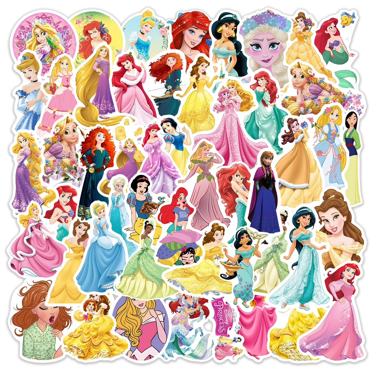 50Pcs Cute Disney Princess Stickers Girl Decals Gift DIY Wall Laptop Car Bike Notebook Decoration Cartoon Sticker Kid Toys
50Pcs Cute Disney Princess Stickers Girl Decals Gift DIY Wall Laptop Car Bike Notebook Decoration Cartoon Sticker Kid Toys