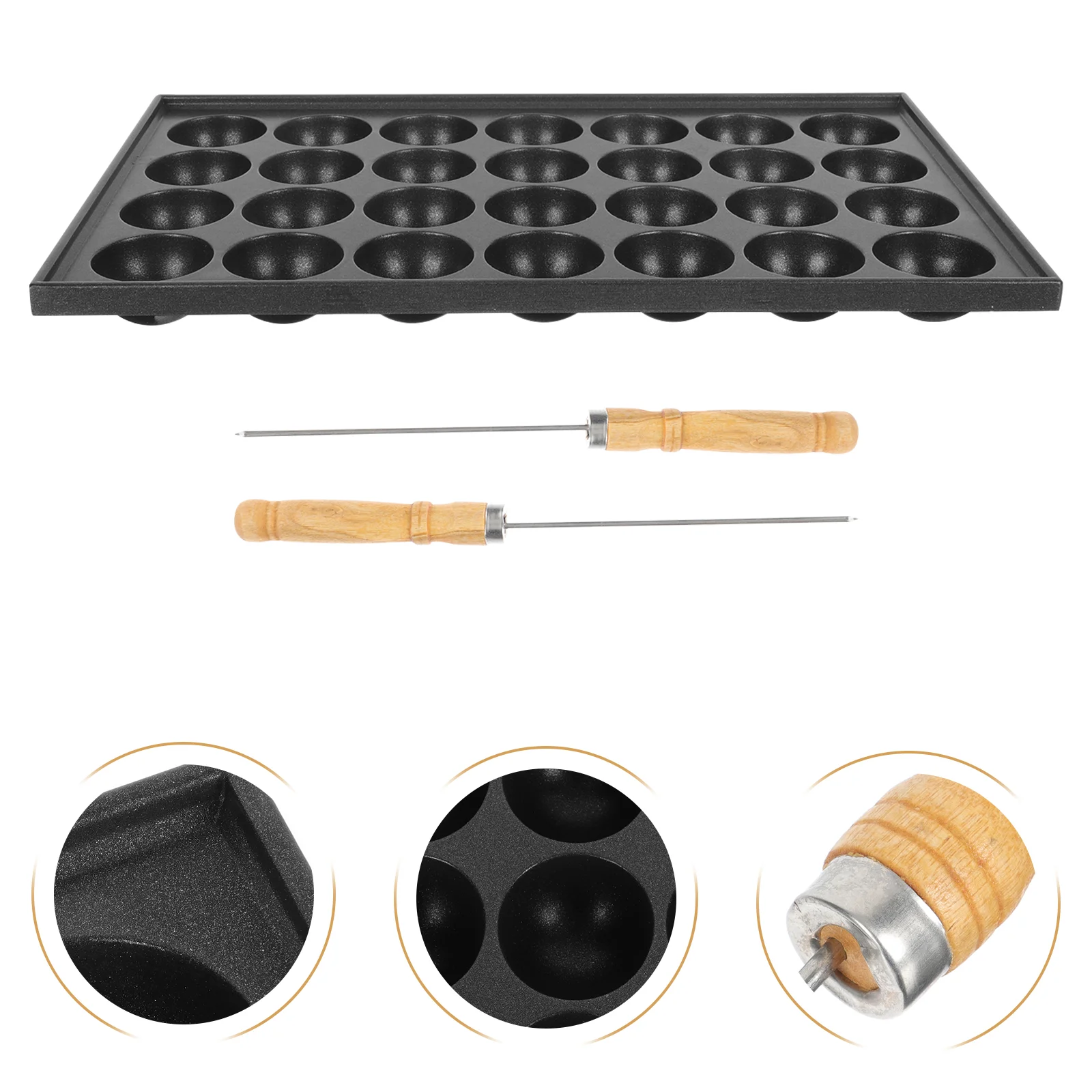 Takoyaki Maker Pan Mold Grill Tray Octopus Baking Plateegg Pancake Pancakesjapanese Mini Tool Cookingfood Stick Kitchen
Takoyaki Maker Pan Mold Grill Tray Octopus Baking Plateegg Pancake Pancakesjapanese Mini Tool Cookingfood Stick Kitchen
