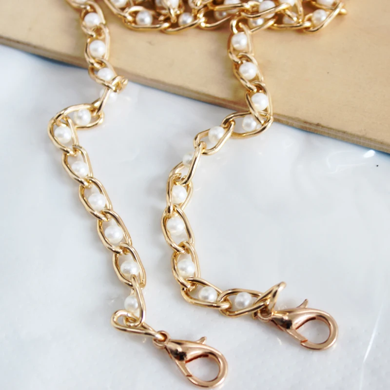 Women Imitated Pearl Bag Chain Long Crossbody Shoulder Bag Strap Handbag Female Replacement Handle Belt Parts 40/60/100/110cm
Women Imitated Pearl Bag Chain Long Crossbody Shoulder Bag Strap Handbag Female Replacement Handle Belt Parts 40/60/100/110cm