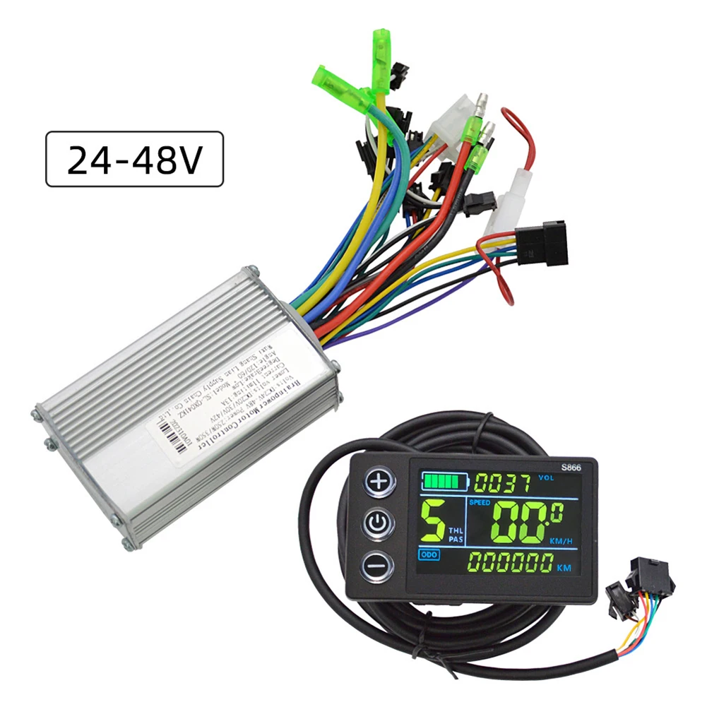24V-48V 250W/350W Electric Bicycle Speed Control Panel Kit Brushless Motor Controller With S866 Ebike Waterproof LCD Display
24V-48V 250W/350W Electric Bicycle Speed Control Panel Kit Brushless Motor Controller With S866 Ebike Waterproof LCD Display