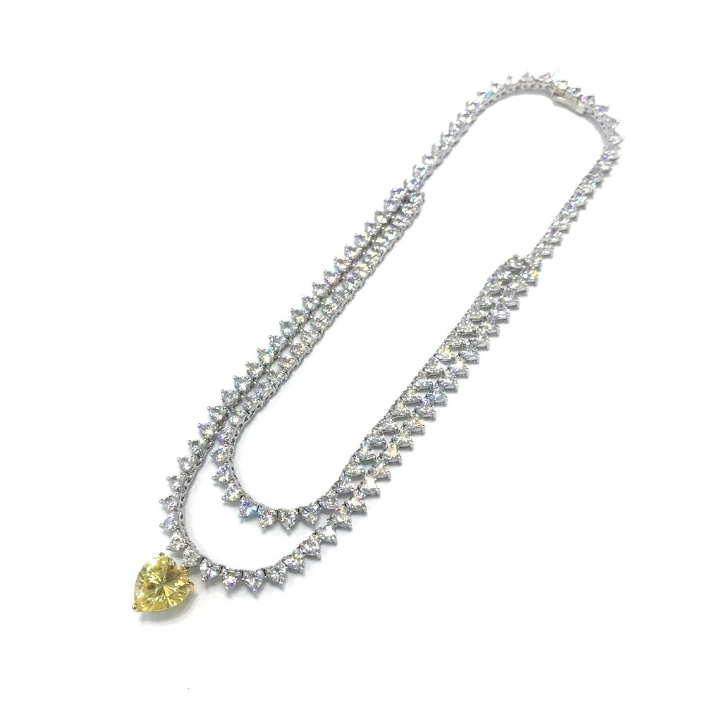 Luxury Necklace Sterling 925 Silver Created Moissanite Pendant for Women Party Wedding Choker Jewelry Gift 4 Mallzona S3d71d5ee57a44e7f86d73db9c34f52b5a Luxury Necklace Sterling 925 Silver Created Moissanite Pendant for Women Party Wedding Choker Jewelry Gift Mallzona