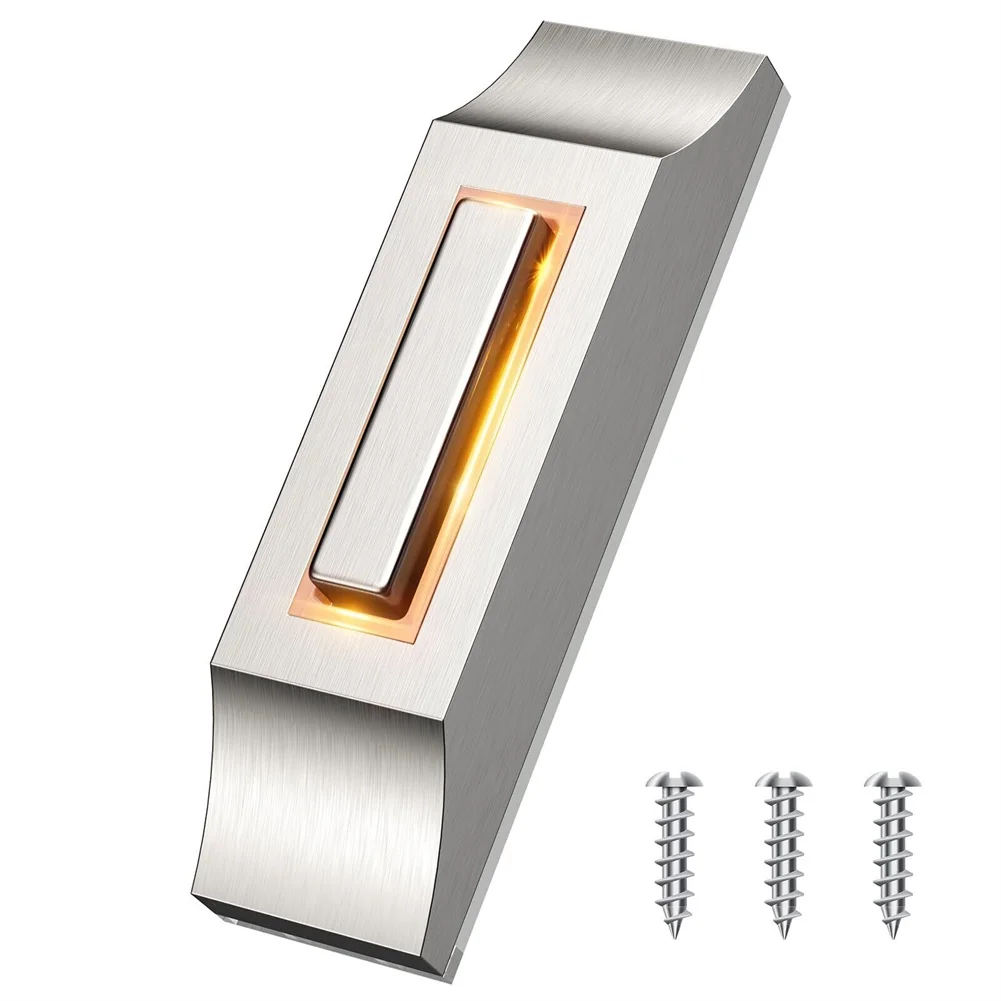 LED Lighted Doorbell Button Replacement Of Doorbell Ring Button Corrosion-resistant Energy-efficient, Consuming Less Electricity
LED Lighted Doorbell Button Replacement Of Doorbell Ring Button Corrosion-resistant Energy-efficient, Consuming Less Electricity