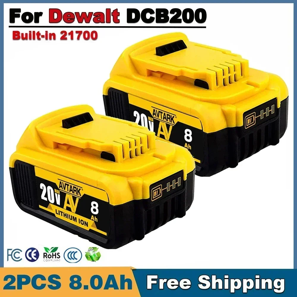 Оригинальный литиевый сменный аккумулятор DCB200 20 в 8000 мАч для Dewalt 18 в DCB184 DCB200 DCB182 DCB180 DCB181 DCB182 DCB201 DCB206
Оригинальный литиевый сменный аккумулятор DCB200 20 в 8000 мАч для Dewalt 18 в DCB184 DCB200 DCB182 DCB180 DCB181 DCB182 DCB201 DCB206