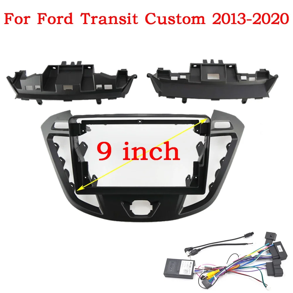2Din 9 inchCar Radio Fascia For Ford Transit Custom 2013-2020 DVD Stereo Frame Panel Mounting Dash Installation Bezel Trim Kit
2Din 9 inchCar Radio Fascia For Ford Transit Custom 2013-2020 DVD Stereo Frame Panel Mounting Dash Installation Bezel Trim Kit