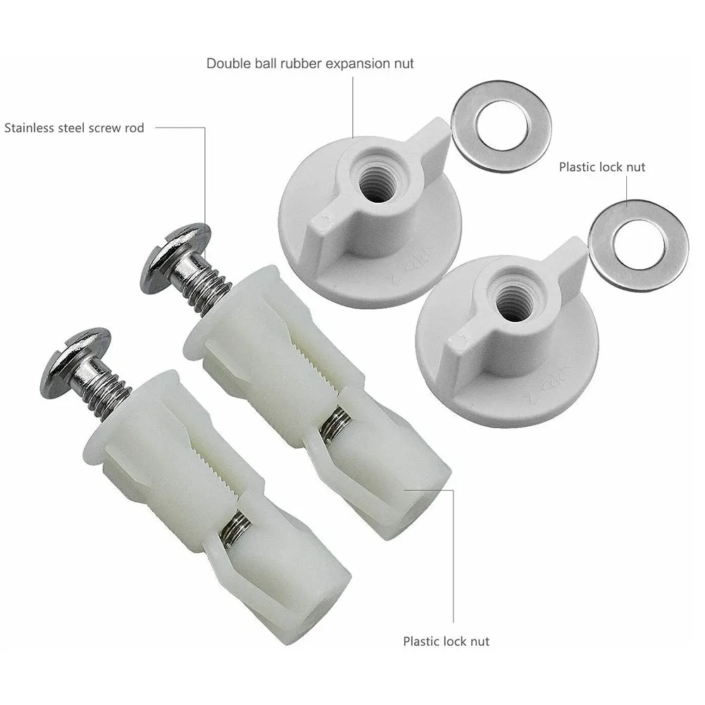 5 Pairs Of Screws For Toilet Seat, Universal Toilet Seat Fixing Set Repair Universal Fixing Professional Nuts Accessories Hot!
5 Pairs Of Screws For Toilet Seat, Universal Toilet Seat Fixing Set Repair Universal Fixing Professional Nuts Accessories Hot!