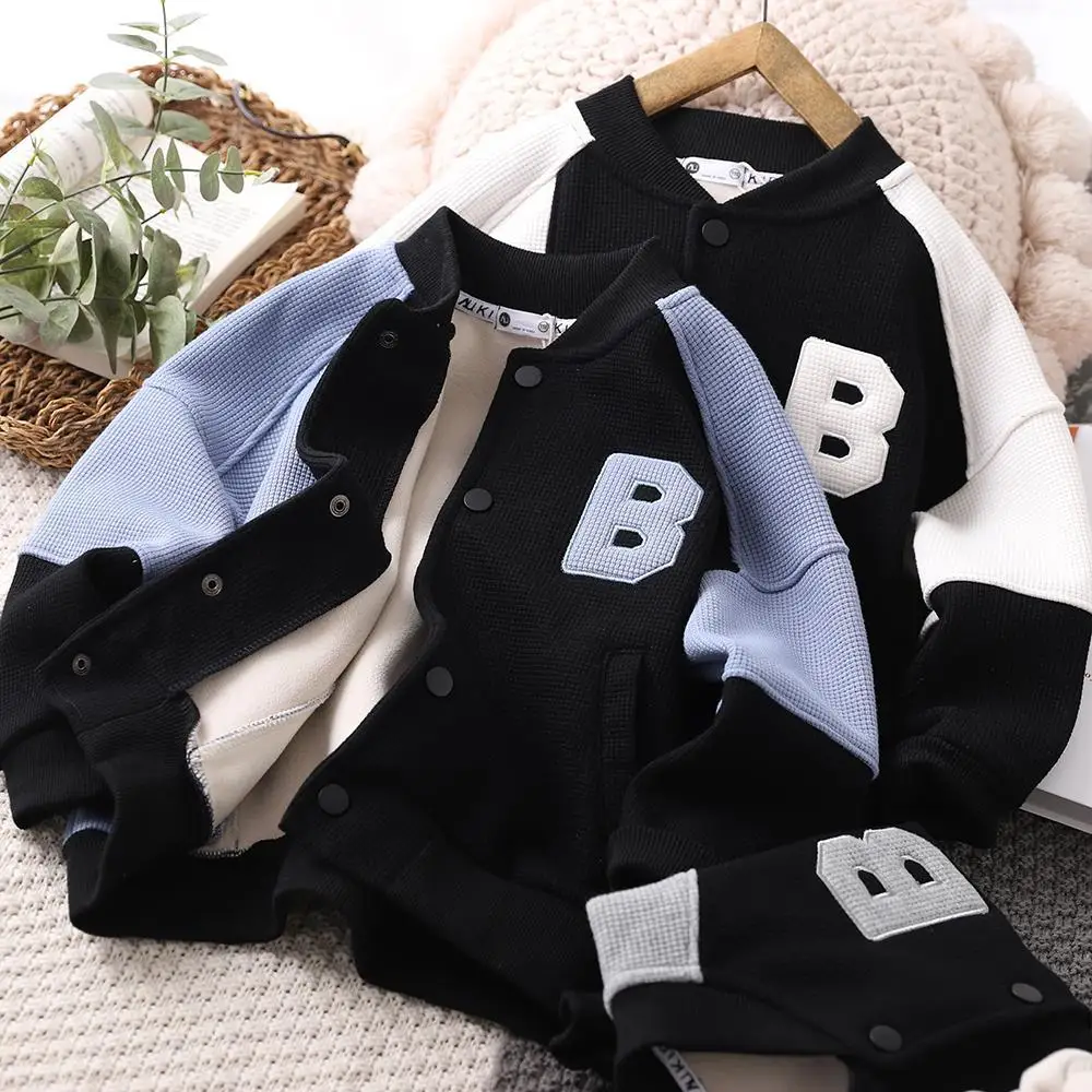 Boys' Jacket 2023 Spring and Autumn Children's Thickened Warm Baseball Uniform Medium and Big Casual Single-Layer Fleece-Lined
Boys' Jacket 2023 Spring and Autumn Children's Thickened Warm Baseball Uniform Medium and Big Casual Single-Layer Fleece-Lined