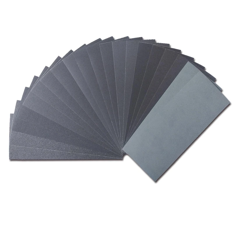 

Sandpaper Variety Pack, 20PCS Sand Paper Assorted For Wood Metal Sanding, Wet Dry Sandpaper Sheets , 9 X 3.6 Inch Durable