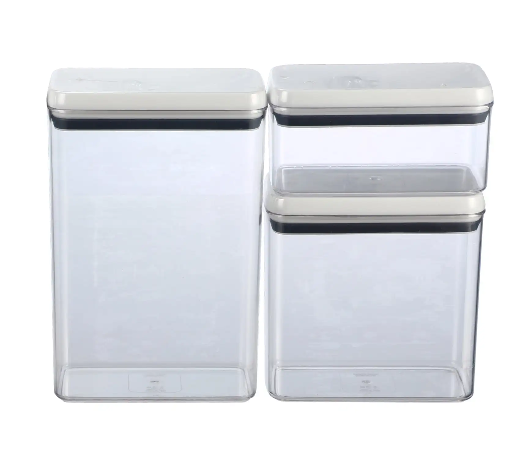 

Canister Pack of 3 - Flip-Tite Rectangular Food Storage Container Set