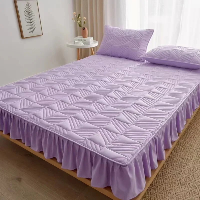 Brushed Thicken Quilted Bed Cover Anti-mite Anti-bacterial All-inclusive Quilting Mattress Cover Not Including Pillowcase
Brushed Thicken Quilted Bed Cover Anti-mite Anti-bacterial All-inclusive Quilting Mattress Cover Not Including Pillowcase