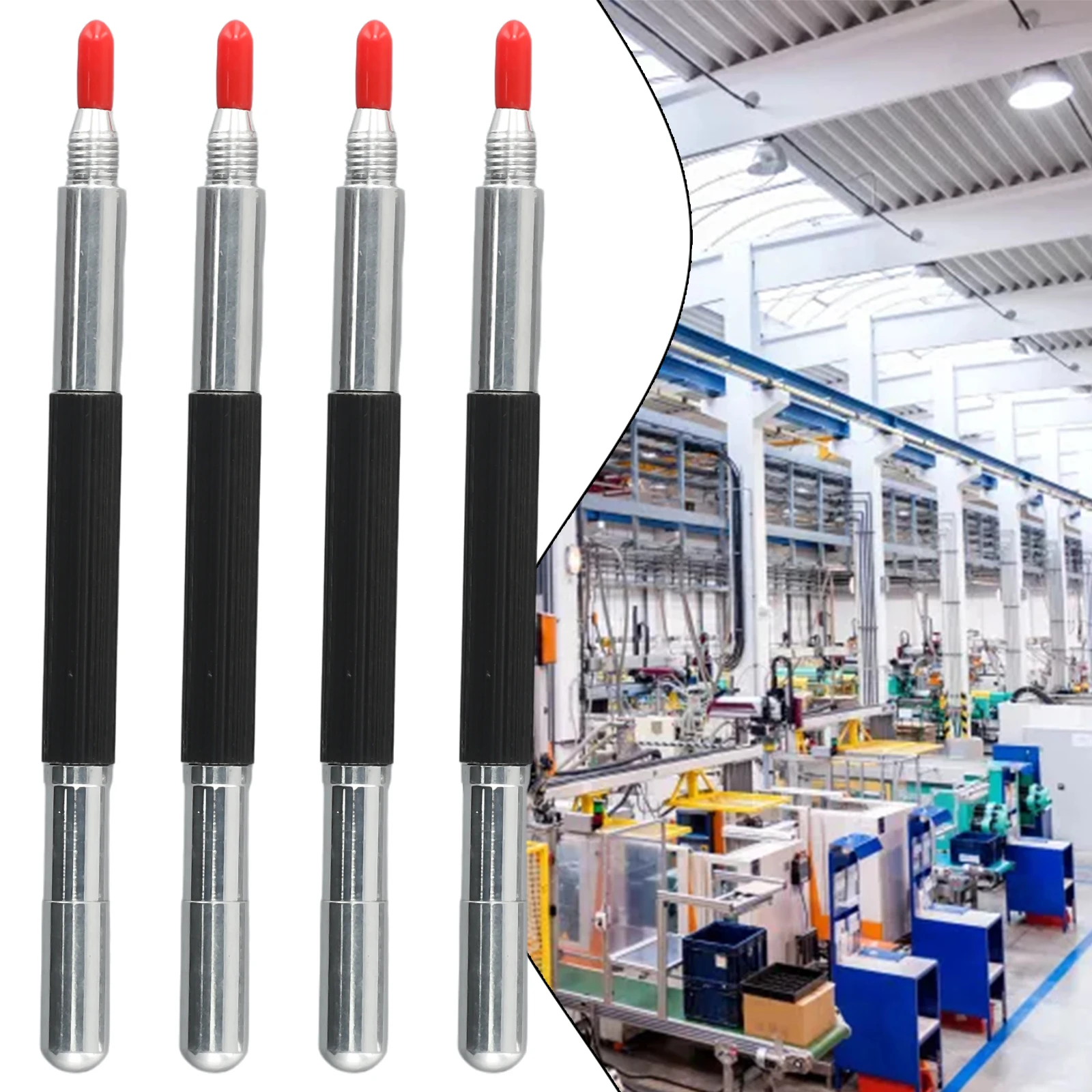 4Pcs Tungsten Carbide Tip Scriber Marking Etching Pen Tip Steel Scriber Marker Double Metal Wood Carving Scribing Marker Tools
4Pcs Tungsten Carbide Tip Scriber Marking Etching Pen Tip Steel Scriber Marker Double Metal Wood Carving Scribing Marker Tools