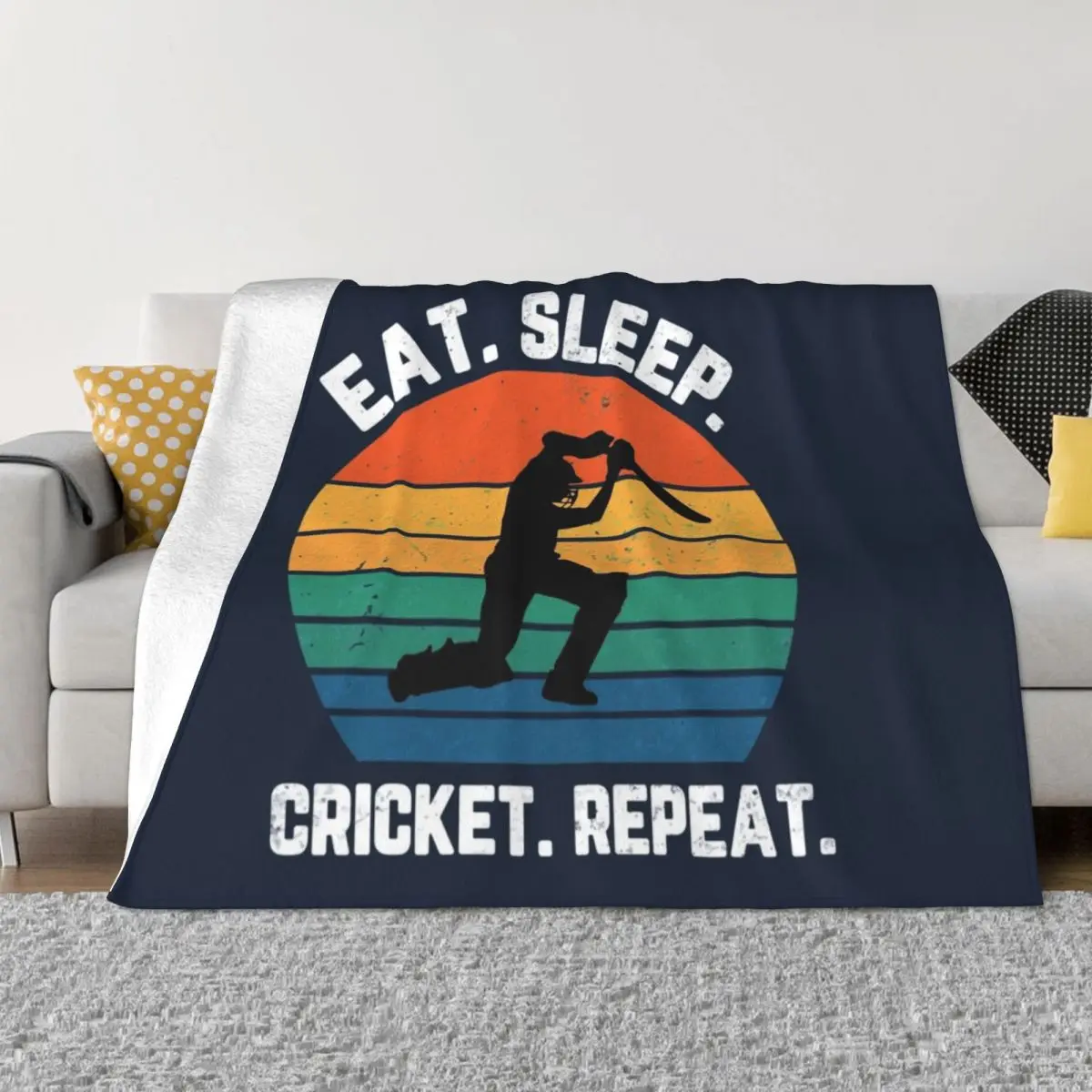 Eat Sleep Cricket Repeat Sunset White Text Throw Blanket christmas gifts Heavy Blankets
Eat Sleep Cricket Repeat Sunset White Text Throw Blanket christmas gifts Heavy Blankets