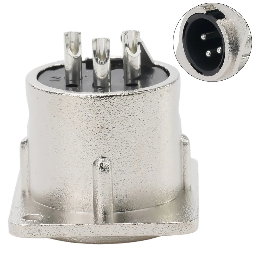 XLR Plug XLR Socket 3 Pin XLR Chassis Socket Zinc Alloy Silver Snake Cable Applications Solder Terminals 3 Pin
XLR Plug XLR Socket 3 Pin XLR Chassis Socket Zinc Alloy Silver Snake Cable Applications Solder Terminals 3 Pin