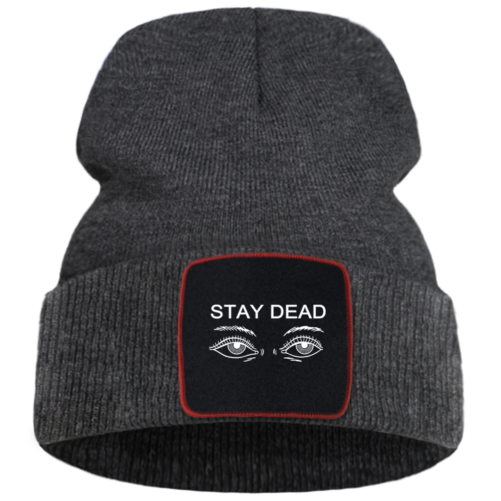 Stay Dead Cool Printing Ski Bonnet Cap Sports Unisex Knitted Caps Hot Sale Flexible Beanie Hats Wool Soft Warm Thick Hat
Stay Dead Cool Printing Ski Bonnet Cap Sports Unisex Knitted Caps Hot Sale Flexible Beanie Hats Wool Soft Warm Thick Hat