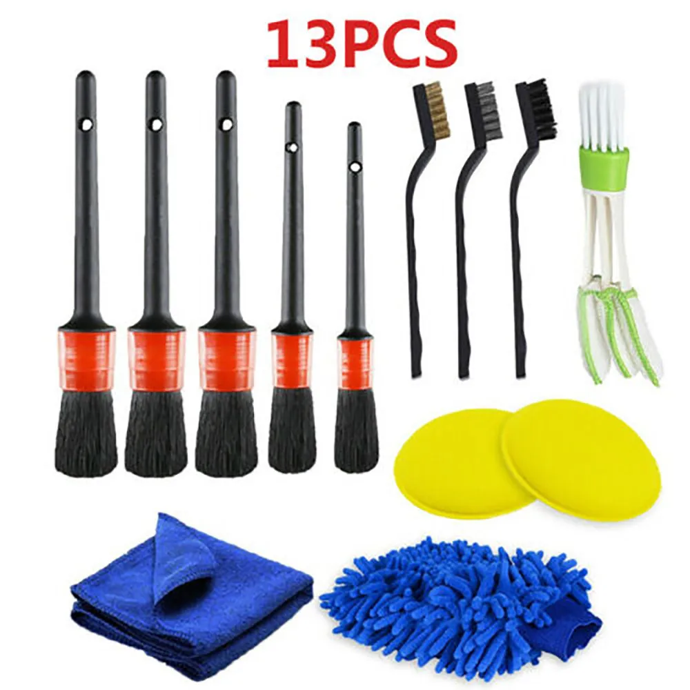 Car Cleaning Kit 13Pcs Car Cleaning Kit Detailing Brush Cleaning Gloves Car Cleaner Brush Set Car Wash & Maintenance
Car Cleaning Kit 13Pcs Car Cleaning Kit Detailing Brush Cleaning Gloves Car Cleaner Brush Set Car Wash & Maintenance