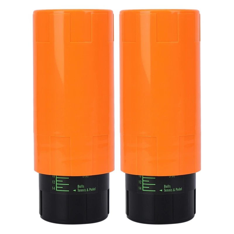 

Топ!-2х сохранение теннисных мячей-сохраняет свежие и похлопывающие новые оранжевые мячи для тенниса