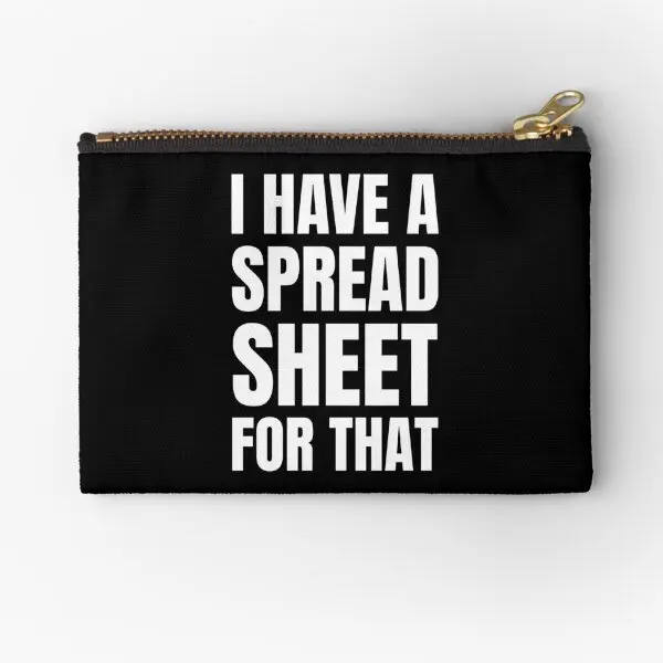 I Have A Spreadsheet For That Zipper Pouches Coin Panties Key Cosmetic Packaging Men Women Pure Money Storage Pocket Socks
I Have A Spreadsheet For That Zipper Pouches Coin Panties Key Cosmetic Packaging Men Women Pure Money Storage Pocket Socks