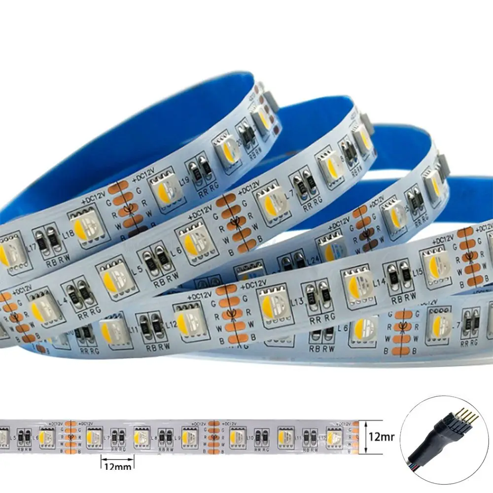 

5m RGBW RGBWW 4 in 1 LED Strip Tape 60/84/96/120LEDs/m 5050 SMD Flexible high brightness Lights Bar DC 12V 24V IP20/IP65/IP67