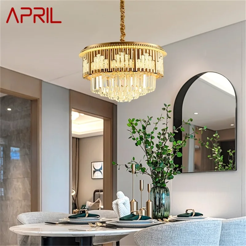 APRIL Gold Chandelier Lamp Fixtures Luxury Pendant Light Postmodern Home LED Decorative for Living Dining Room
APRIL Gold Chandelier Lamp Fixtures Luxury Pendant Light Postmodern Home LED Decorative for Living Dining Room