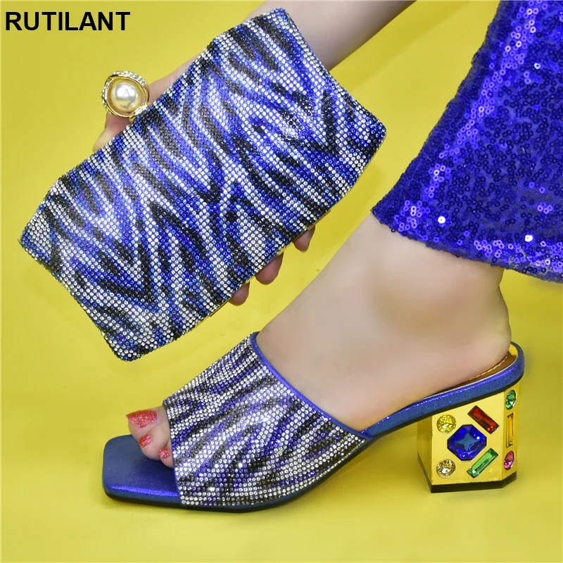 Italian Women Wedding Shoes and Bag Set Decorated with Rhinestone High Heels Sexy Ladies Ladies Dress Shoes Luxery Shoes Women
Italian Women Wedding Shoes and Bag Set Decorated with Rhinestone High Heels Sexy Ladies Ladies Dress Shoes Luxery Shoes Women