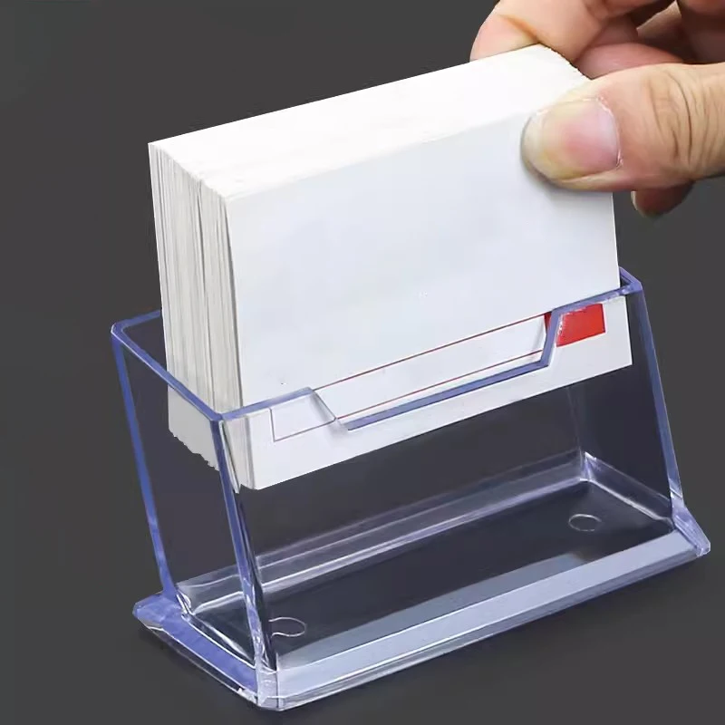 Business Card Holder Desk Acrylic Desk Shelf Storage Box Display Stand Transparent Desktop Business Card Holder Organizers
Business Card Holder Desk Acrylic Desk Shelf Storage Box Display Stand Transparent Desktop Business Card Holder Organizers