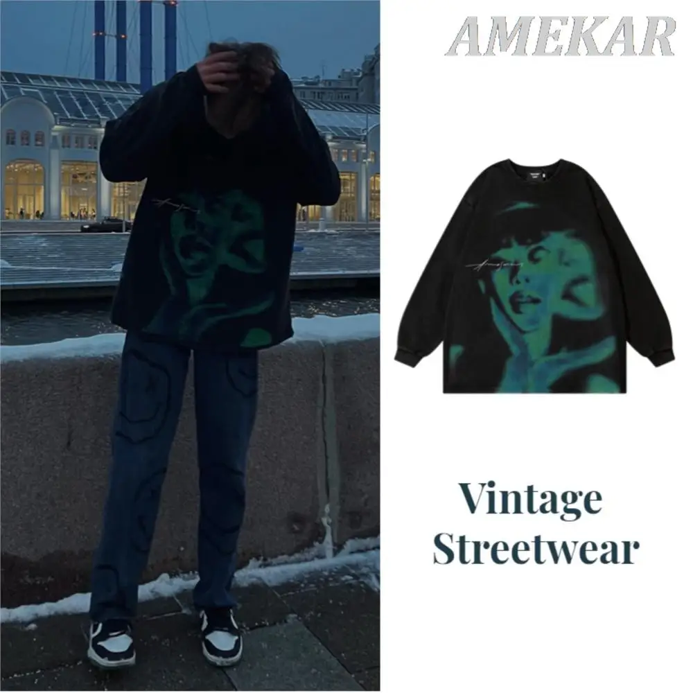 Harajuku Ripped Sweatshirt Hip Hop Shadow Graphic Print Punk Goth Hoodie Streetwear Men Vintage Fashion Long Sleeve Street Wear
Harajuku Ripped Sweatshirt Hip Hop Shadow Graphic Print Punk Goth Hoodie Streetwear Men Vintage Fashion Long Sleeve Street Wear