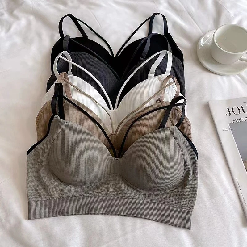 Sexy U-Shaped Crop Summer Lingerie Seamless Sling Wirefree Sports Bras Tanks Tops Beautiful Back with Chest Padded Spring
Sexy U-Shaped Crop Summer Lingerie Seamless Sling Wirefree Sports Bras Tanks Tops Beautiful Back with Chest Padded Spring