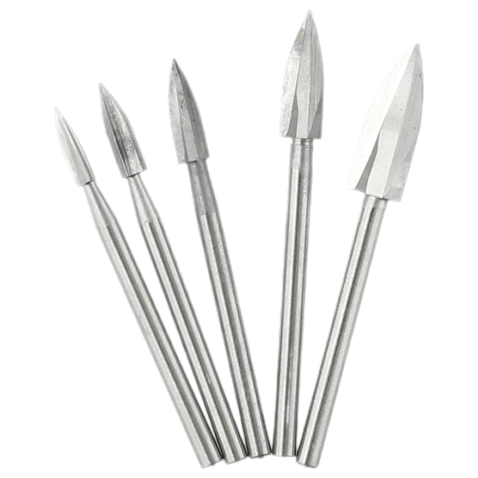 5pcs 3/4/5/6/8mm White Steel Three-blade Milling Cutter For Wood Carving Sculpture Engraving Hand Woodworking Tool
5pcs 3/4/5/6/8mm White Steel Three-blade Milling Cutter For Wood Carving Sculpture Engraving Hand Woodworking Tool