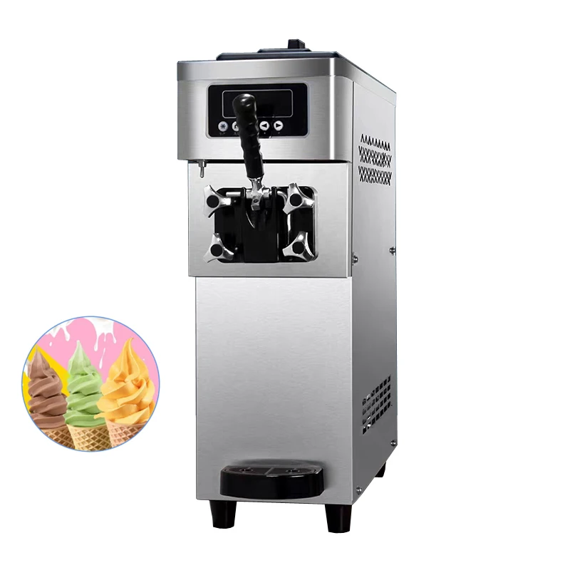 Soft Ice Cream Maker Desktop Stainless Steel Ice Cream Maker Sweet Cone Vending Machine Dessert Ice Cream Machine
Soft Ice Cream Maker Desktop Stainless Steel Ice Cream Maker Sweet Cone Vending Machine Dessert Ice Cream Machine