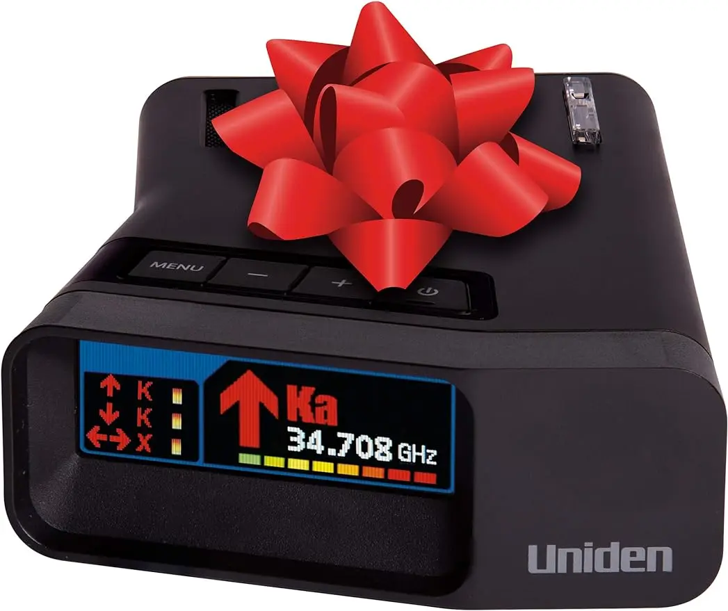 

Uniden R7 EXTREME LONG RANGE Laser/Radar Detector, Built-in GPS, Real-Time Alerts, Dual-Antennas Front & Rear w/Directional Arro