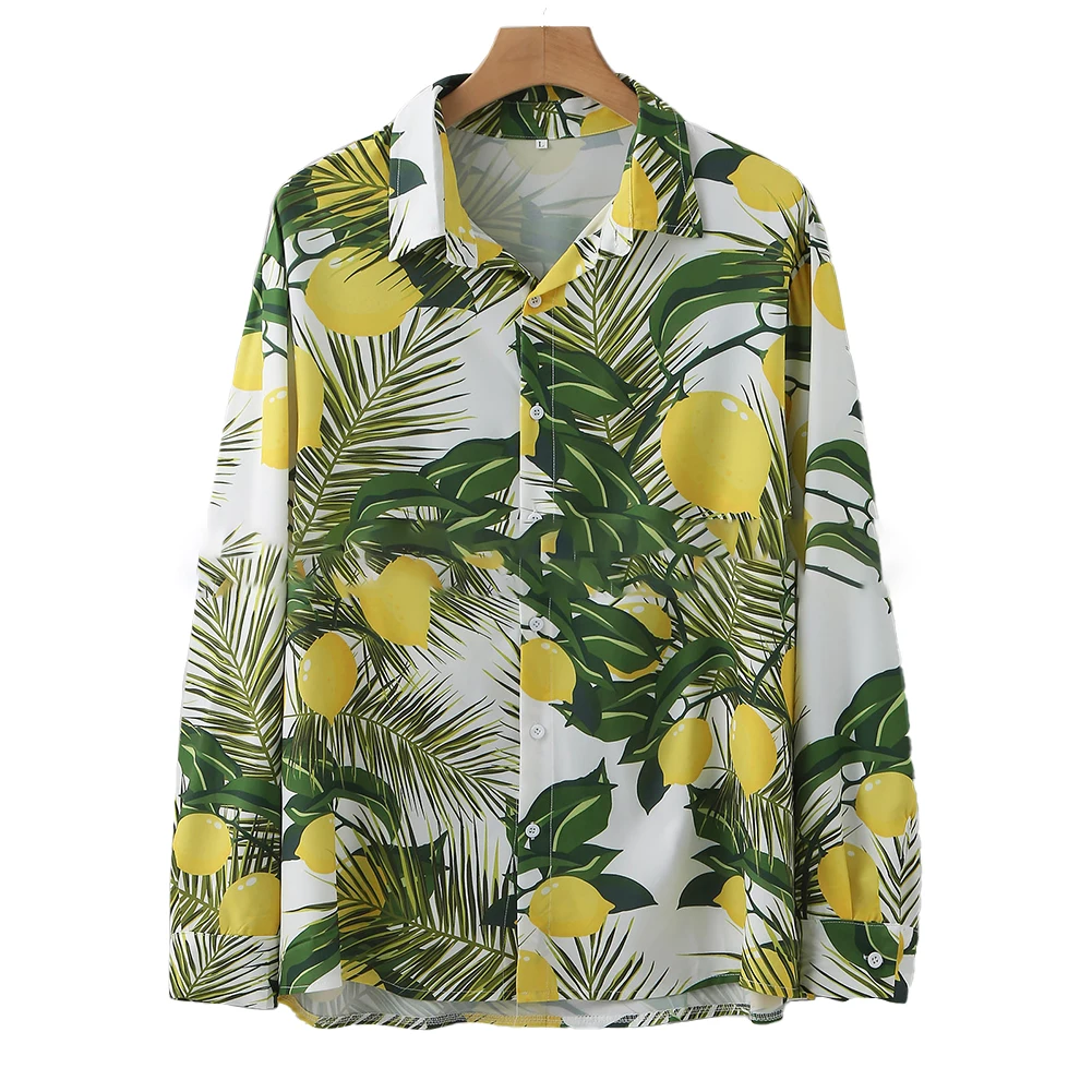 Summer Men Printing T-shirt Trendy Long Sleeves Stand Collar Cardigan Tops Loose Casual Beach Shirt Wholesale Clearance sale
Summer Men Printing T-shirt Trendy Long Sleeves Stand Collar Cardigan Tops Loose Casual Beach Shirt Wholesale Clearance sale