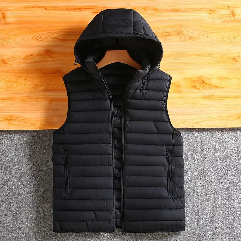 2023 autumn and winter new detachable cap vest light casual men's vest with hooded jacket fashion vest warm vest
2023 autumn and winter new detachable cap vest light casual men's vest with hooded jacket fashion vest warm vest