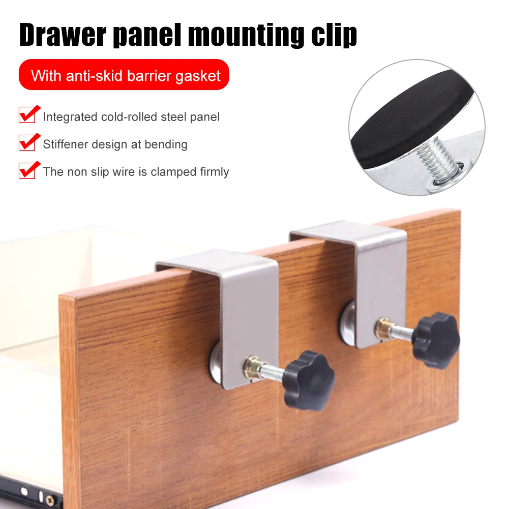 Drawer Front Installation Clamps Drawer Panel Clips Tools Woodworking Jig Cabinet Tool Furniture Carpenter Stainless Steel
Drawer Front Installation Clamps Drawer Panel Clips Tools Woodworking Jig Cabinet Tool Furniture Carpenter Stainless Steel
