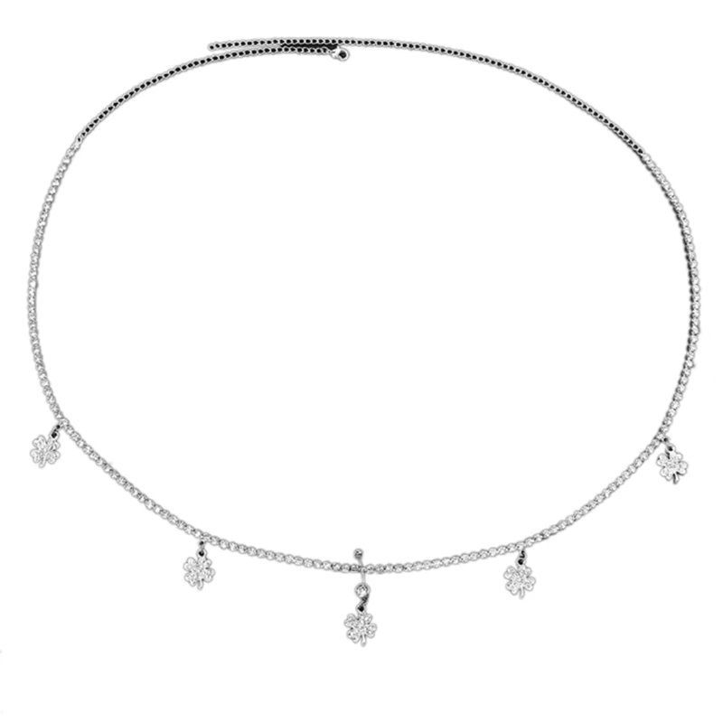 Fashion Four-Leaf Pendant Navel Chain Shiny Beach Studded Navel Nail With Diamond Navel Nail
Fashion Four-Leaf Pendant Navel Chain Shiny Beach Studded Navel Nail With Diamond Navel Nail