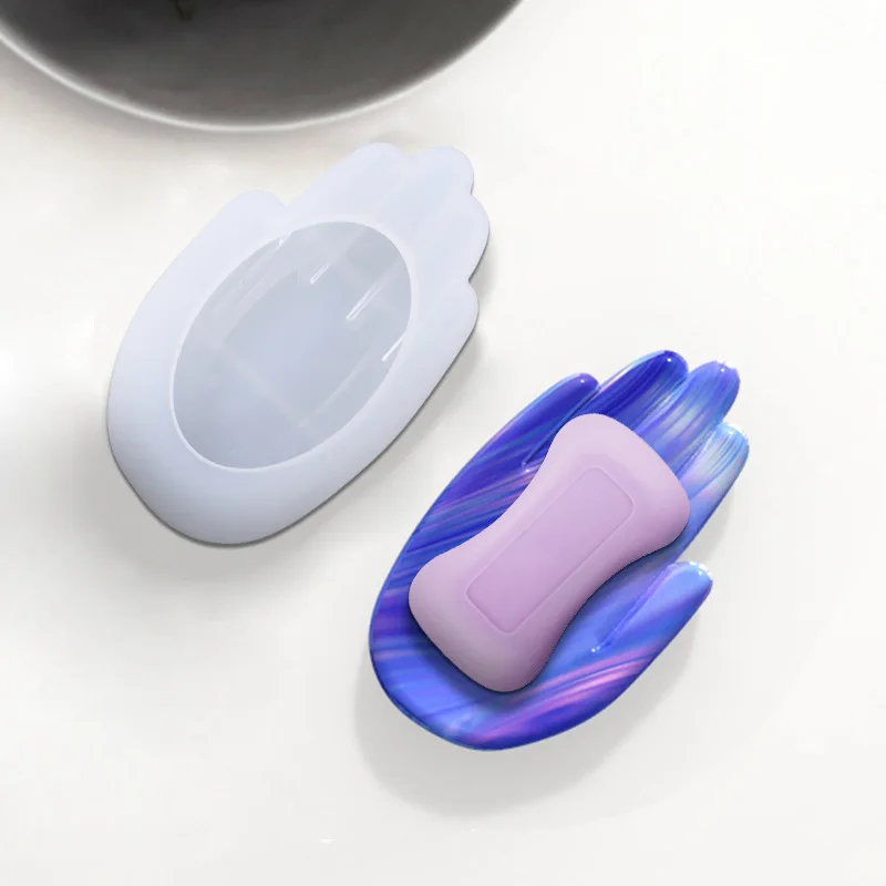 DIY Hand Shaped Gypsum Stove Silicone Mould Jewelry Display Tray Mould Concrete Candle Shelf Clay Cement Resin Mould
DIY Hand Shaped Gypsum Stove Silicone Mould Jewelry Display Tray Mould Concrete Candle Shelf Clay Cement Resin Mould