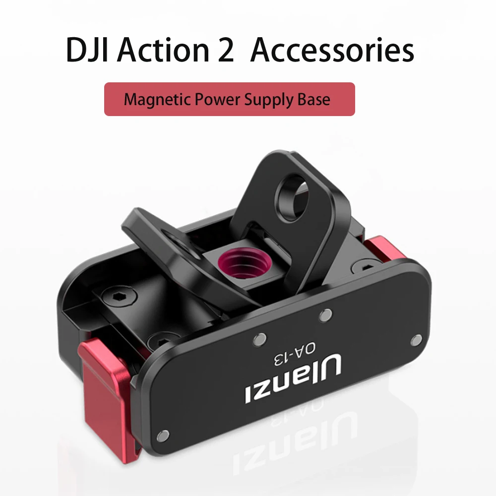 Power Supply Mount Replacement for dji action 2 accessories ulanzi Magnetic action base for dji action 2 accessories ulanzi
Power Supply Mount Replacement for dji action 2 accessories ulanzi Magnetic action base for dji action 2 accessories ulanzi