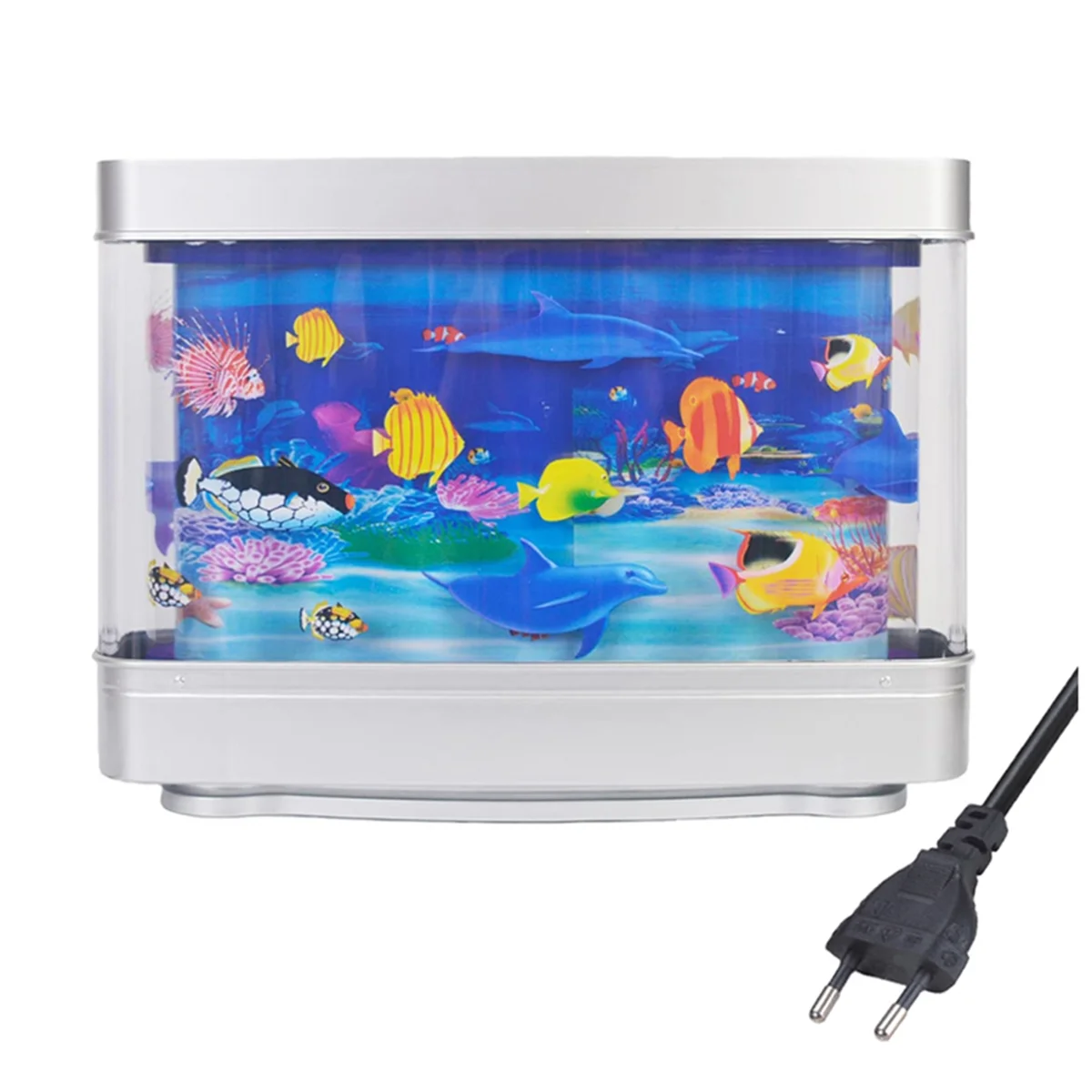 Artificial Tropical Fish Tank Lamp Aquarium Night Light Virtual Ocean Dynamic LED Table Lamp Room Decoration Gift EUplug
Artificial Tropical Fish Tank Lamp Aquarium Night Light Virtual Ocean Dynamic LED Table Lamp Room Decoration Gift EUplug