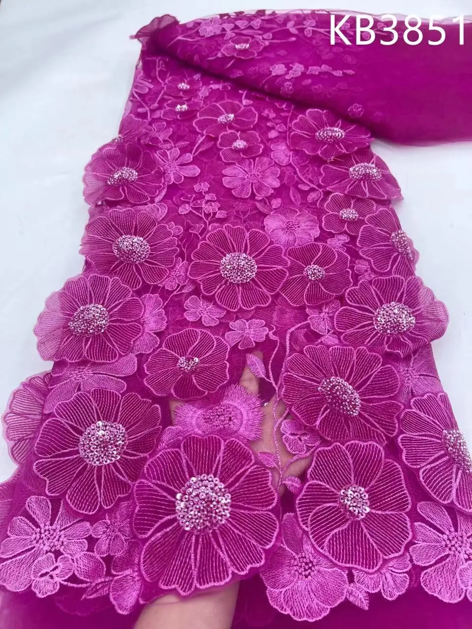 3D Flora With Pearls Off White Lace Trim African Lace Fabric 2024 High Quality 3d Flower Lace Fabric For Wedding Sewing KB3851
3D Flora With Pearls Off White Lace Trim African Lace Fabric 2024 High Quality 3d Flower Lace Fabric For Wedding Sewing KB3851