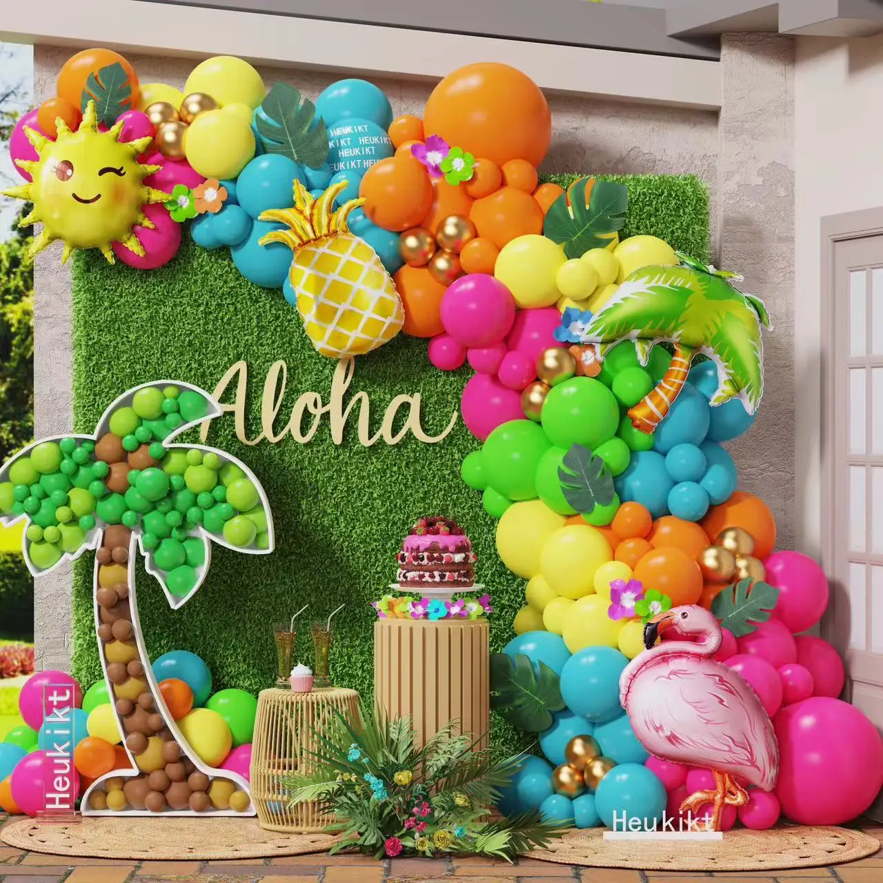 123pcs Tropical Flamingo Balloon Garland Kit Pineapple Coconut Foil Ball for Summer Hawaii Birthday Party Aloha Baby Shower Deco
123pcs Tropical Flamingo Balloon Garland Kit Pineapple Coconut Foil Ball for Summer Hawaii Birthday Party Aloha Baby Shower Deco