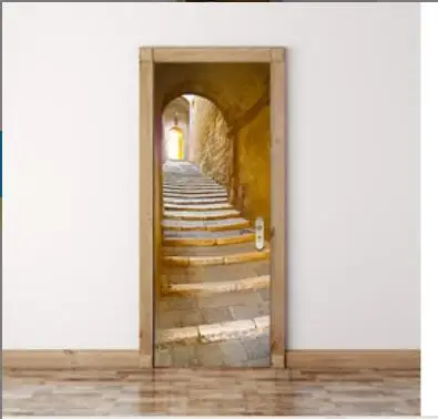 Creative 3D Creative Door Stickers Personalized Wooden Door Family Model Stone Stairs Door
Creative 3D Creative Door Stickers Personalized Wooden Door Family Model Stone Stairs Door