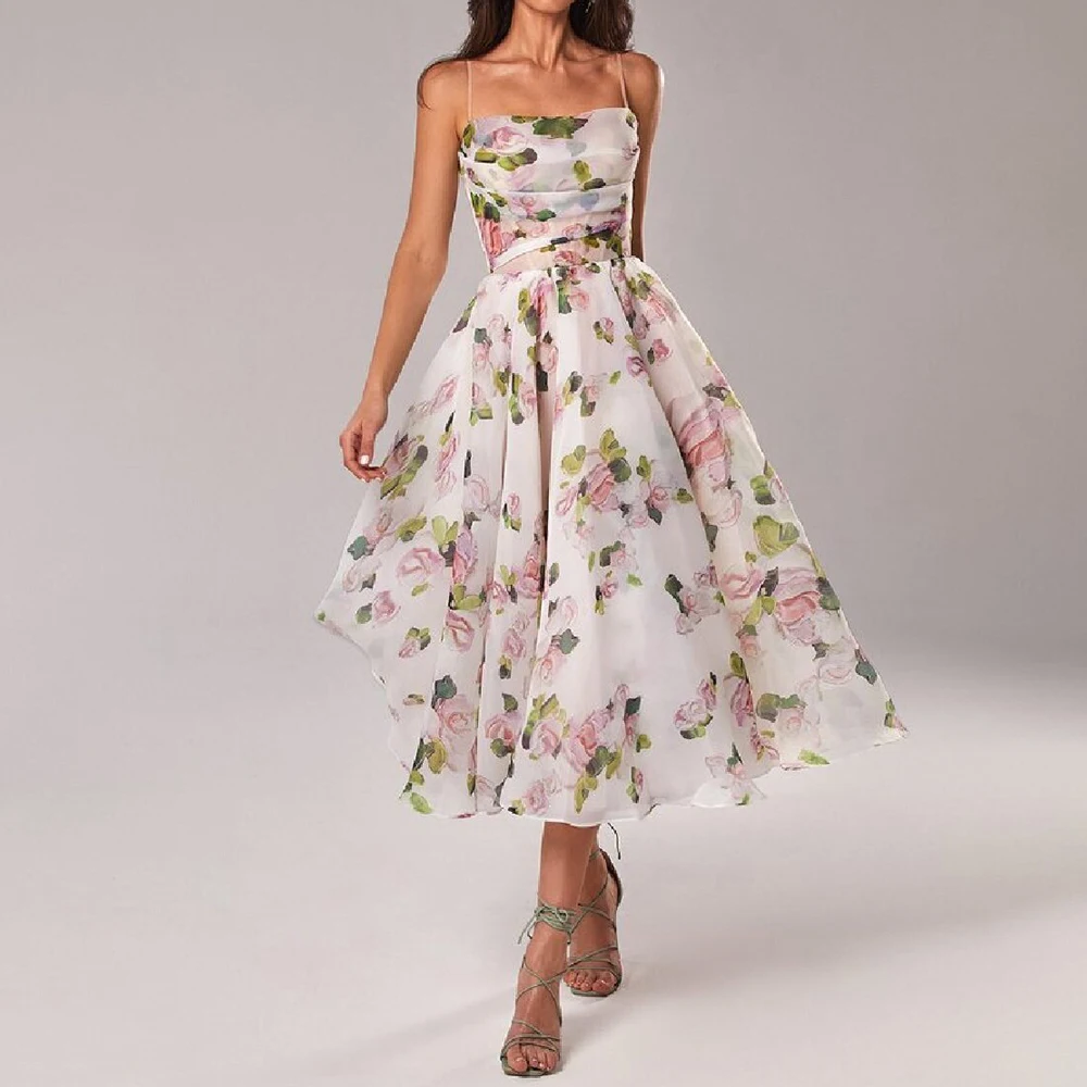 2023 Summer New Fashion Strapless Sleeveless Print Swing Dresses Party Office Lady Slash Neck Dress for Women Vestido
2023 Summer New Fashion Strapless Sleeveless Print Swing Dresses Party Office Lady Slash Neck Dress for Women Vestido