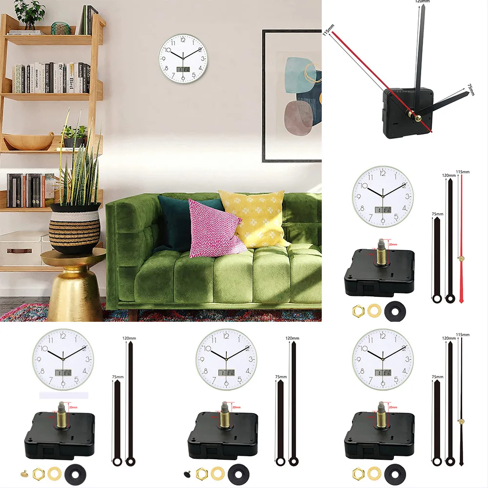 Wall Silent Clock Movement Quartz Movement Hands Repair Parts Replacement Tool Clock Parts And Accessories For Home
Wall Silent Clock Movement Quartz Movement Hands Repair Parts Replacement Tool Clock Parts And Accessories For Home