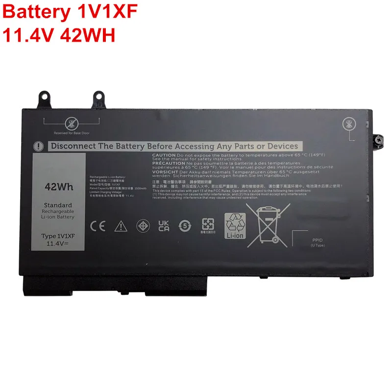 Аккумулятор 1V1XF для ноутбука Dell Precision 11,4 M3540 Latitude 3540 5400 5410 5500 5510 R8D7N 4gvmp
Аккумулятор 1V1XF для ноутбука Dell Precision 11,4 M3540 Latitude 3540 5400 5410 5500 5510 R8D7N 4gvmp