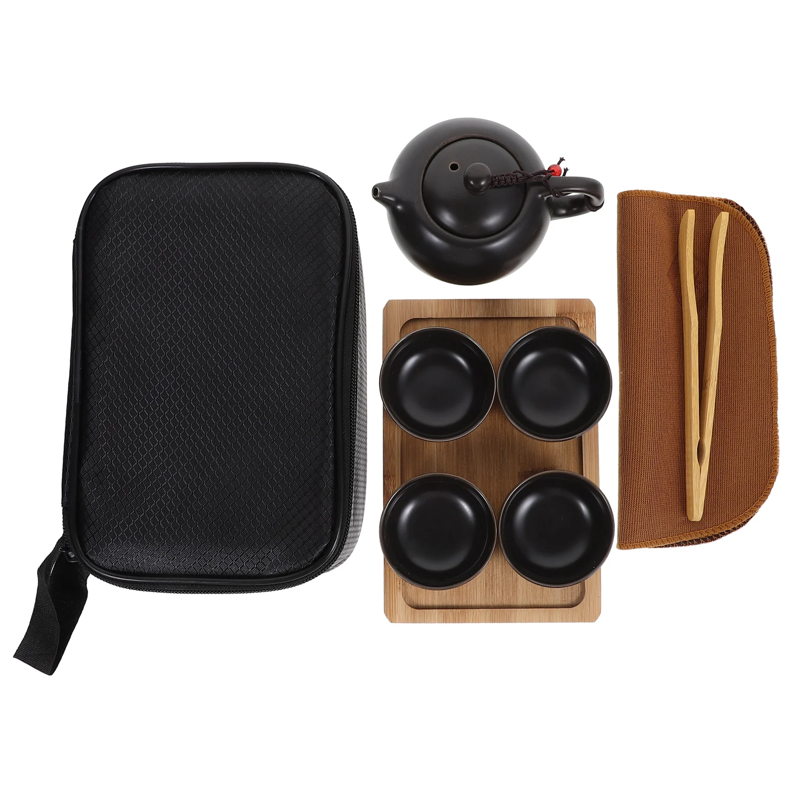 1 Set of Chinese Tea Pot Tea Cup Set with Tray Travel Ceramic Tea Set Teapot Tea Cups with Tea Tray
1 Set of Chinese Tea Pot Tea Cup Set with Tray Travel Ceramic Tea Set Teapot Tea Cups with Tea Tray